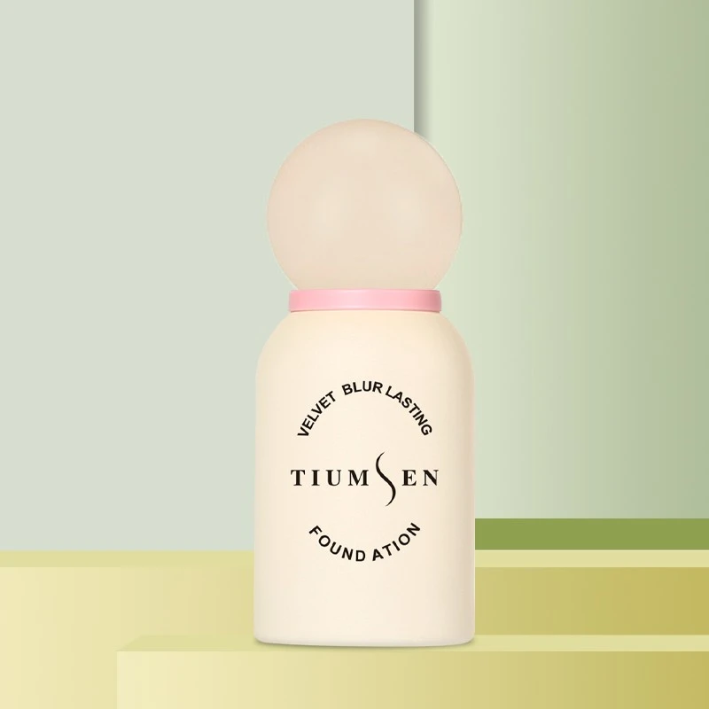 empty foundation bottle with pump